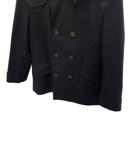 BURBERRY BLACK LABEL（バーバリーブラックレーベル）BURBERRY BLACK LABEL (バーバリーブラックレーベル) Pコート ブラック サイズ:Lの古着・服飾アイテム