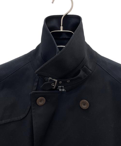 BURBERRY BLACK LABEL（バーバリーブラックレーベル）BURBERRY BLACK LABEL (バーバリーブラックレーベル) Pコート ブラック サイズ:Lの古着・服飾アイテム
