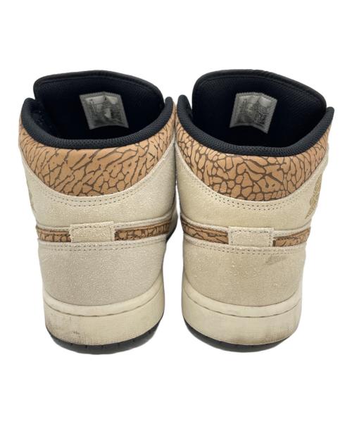 NIKE（ナイキ）NIKE (ナイキ) AIR JORDAN 1 MID SE ベージュ サイズ:27.5の古着・服飾アイテム