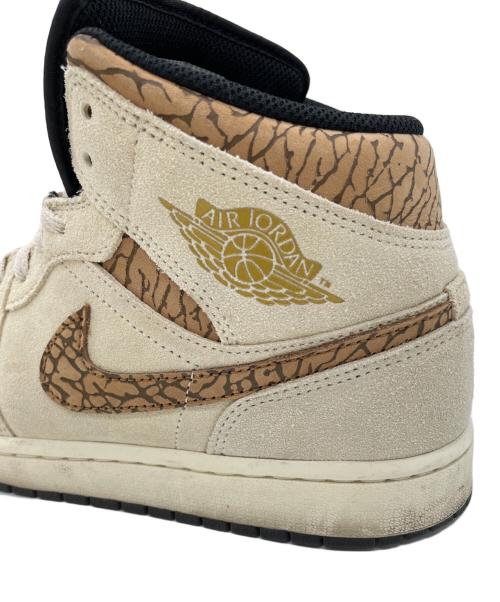 NIKE（ナイキ）NIKE (ナイキ) AIR JORDAN 1 MID SE ベージュ サイズ:27.5の古着・服飾アイテム