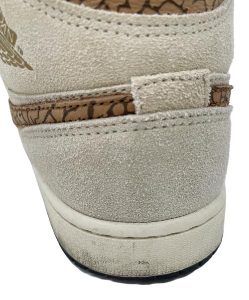 NIKE（ナイキ）NIKE (ナイキ) AIR JORDAN 1 MID SE ベージュ サイズ:27.5の古着・服飾アイテム