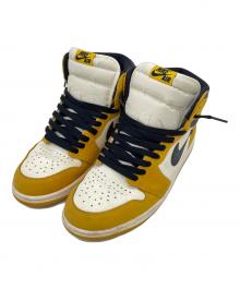 NIKE（ナイキ）の古着「Air Jordan 1 Retro High OG」｜イエロー×ホワイト