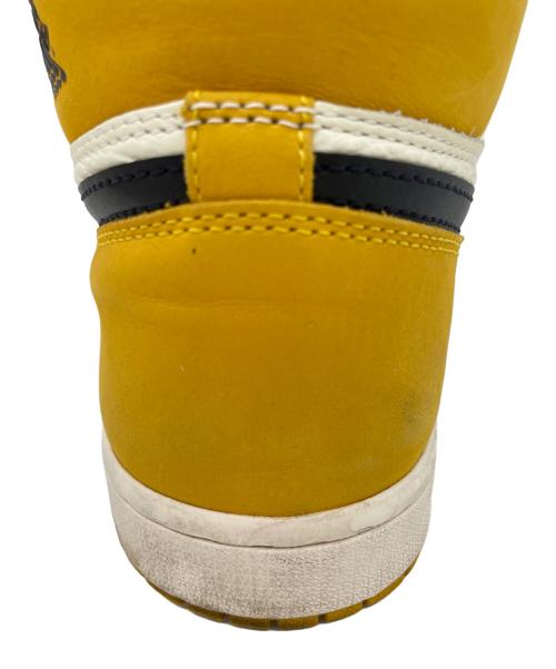 NIKE（ナイキ）NIKE (ナイキ) Air Jordan 1 Retro High OG イエロー×ホワイト サイズ:27の古着・服飾アイテム