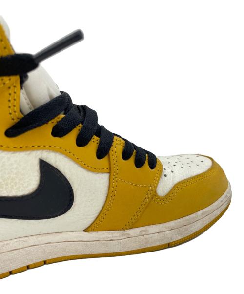 NIKE（ナイキ）NIKE (ナイキ) Air Jordan 1 Retro High OG イエロー×ホワイト サイズ:27の古着・服飾アイテム