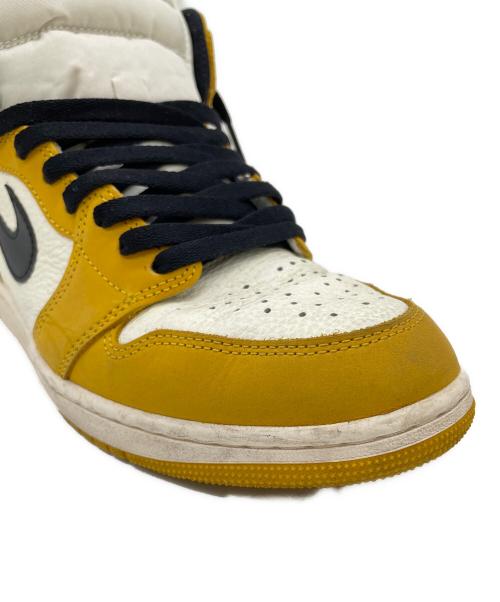 NIKE（ナイキ）NIKE (ナイキ) Air Jordan 1 Retro High OG イエロー×ホワイト サイズ:27の古着・服飾アイテム
