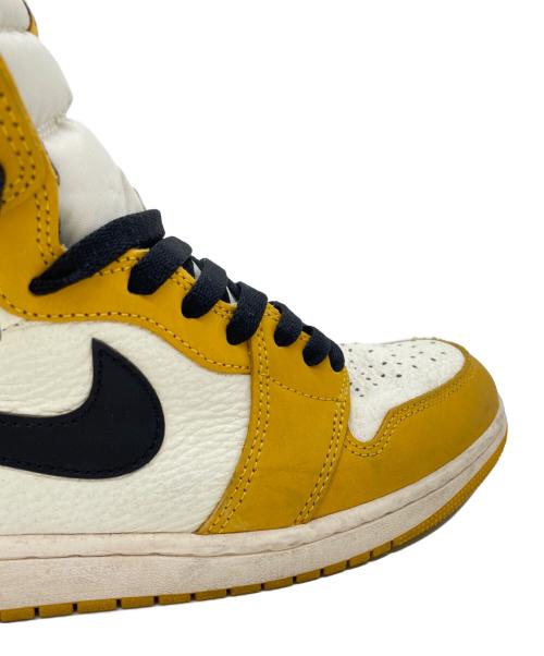 NIKE（ナイキ）NIKE (ナイキ) Air Jordan 1 Retro High OG イエロー×ホワイト サイズ:27の古着・服飾アイテム