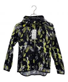 DESCENTE（デサント）の古着「フーデッドジャケット」｜ブラック×イエロー