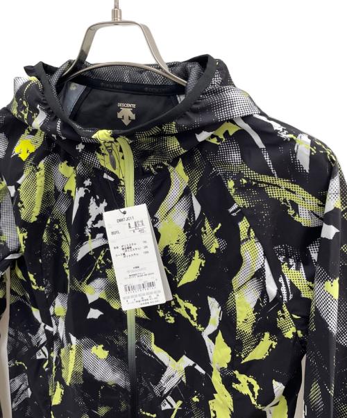 DESCENTE（デサント）DESCENTE (デサント) フーデッドジャケット ブラック×イエロー サイズ:M 未使用品の古着・服飾アイテム