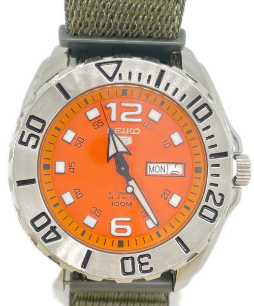 SEIKO（セイコー）SEIKO (セイコー) 腕時計 オレンジの古着・服飾アイテム