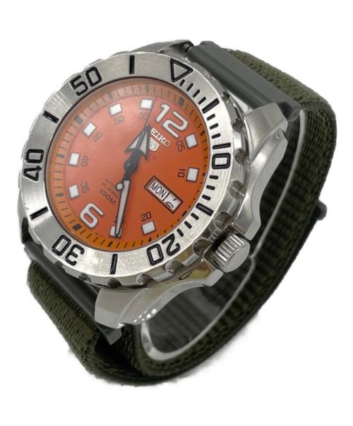 SEIKO（セイコー）SEIKO (セイコー) 腕時計 オレンジの古着・服飾アイテム
