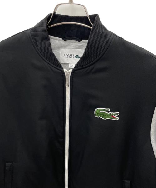 LACOSTE（ラコステ）LACOSTE (ラコステ) ジップジャケット ブラック×グレー サイズ:Mの古着・服飾アイテム