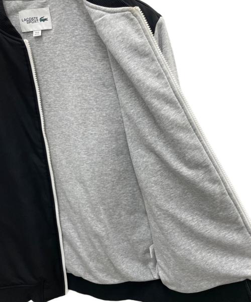 LACOSTE（ラコステ）LACOSTE (ラコステ) ジップジャケット ブラック×グレー サイズ:Mの古着・服飾アイテム