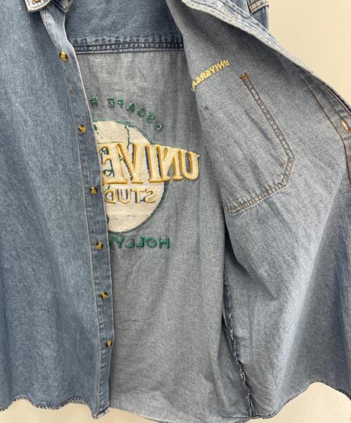 UNIVERSAL STUDIOS（ユニバーサル・スタジオ）UNIVERSAL STUDIOS (ユニバーサル・スタジオ) デニムシャツ ブルー サイズ:Sの古着・服飾アイテム