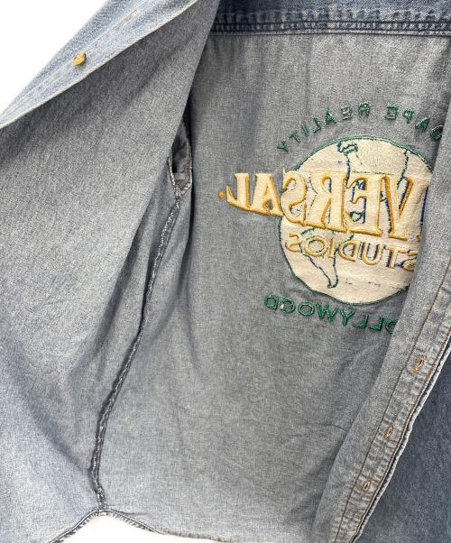UNIVERSAL STUDIOS（ユニバーサル・スタジオ）UNIVERSAL STUDIOS (ユニバーサル・スタジオ) デニムシャツ ブルー サイズ:Sの古着・服飾アイテム