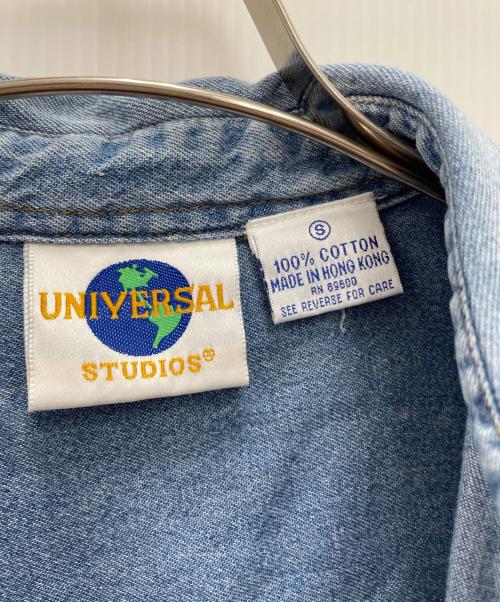 UNIVERSAL STUDIOS（ユニバーサル・スタジオ）UNIVERSAL STUDIOS (ユニバーサル・スタジオ) デニムシャツ ブルー サイズ:Sの古着・服飾アイテム
