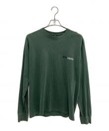 stussy（ステューシー）の古着「長袖カットソー」｜グリーン