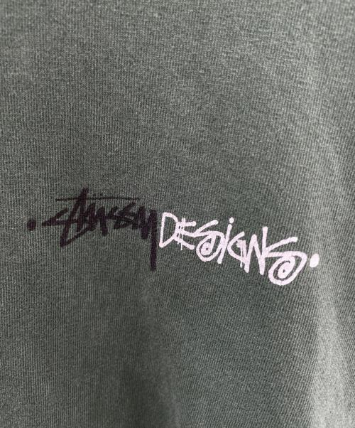 stussy（ステューシー）stussy (ステューシー) 長袖カットソー グリーン サイズ:Mの古着・服飾アイテム