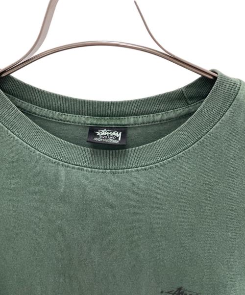 stussy（ステューシー）stussy (ステューシー) 長袖カットソー グリーン サイズ:Mの古着・服飾アイテム