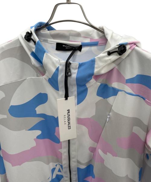 1PIU1UGUALE3 RELAX（ウノピゥウノウグァーレトレ リラックス）1PIU1UGUALE3 RELAX (ウノピゥウノウグァーレトレ リラックス) 4wayパーカー ホワイト サイズ:XXL 未使用品の古着・服飾アイテム