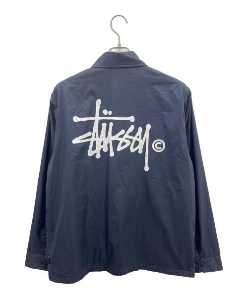 stussy（ステューシー）stussy (ステューシー) コーチジャケット ネイビー サイズ:Lの古着・服飾アイテム