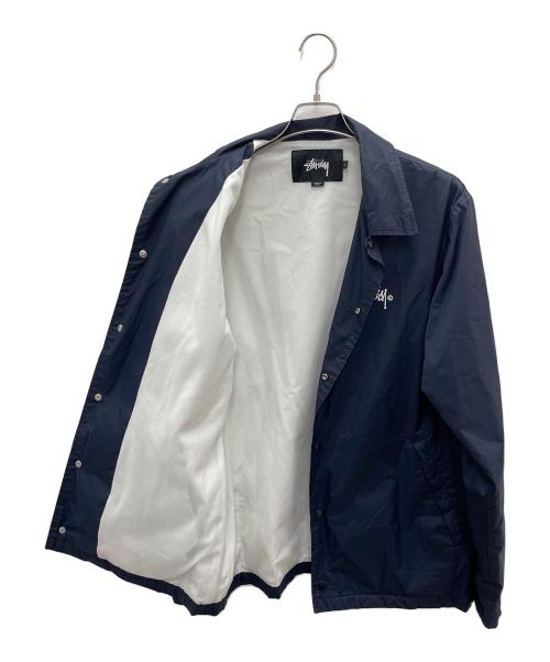 stussy（ステューシー）stussy (ステューシー) コーチジャケット ネイビー サイズ:Lの古着・服飾アイテム
