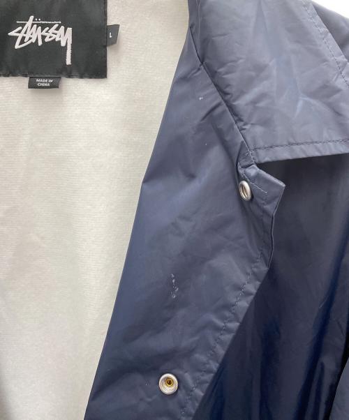 stussy（ステューシー）stussy (ステューシー) コーチジャケット ネイビー サイズ:Lの古着・服飾アイテム
