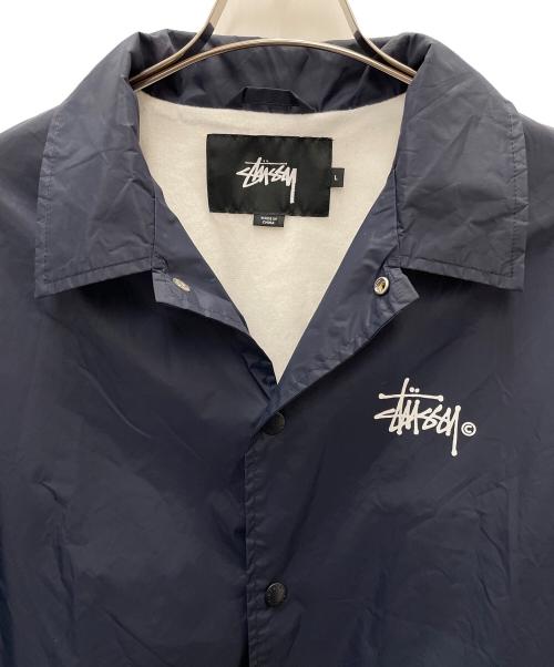 stussy（ステューシー）stussy (ステューシー) コーチジャケット ネイビー サイズ:Lの古着・服飾アイテム