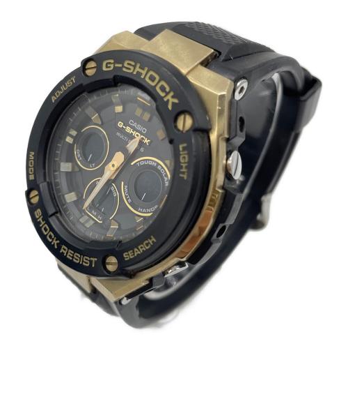 CASIO（カシオ）CASIO (カシオ) 腕時計 ブラック×ゴールドの古着・服飾アイテム