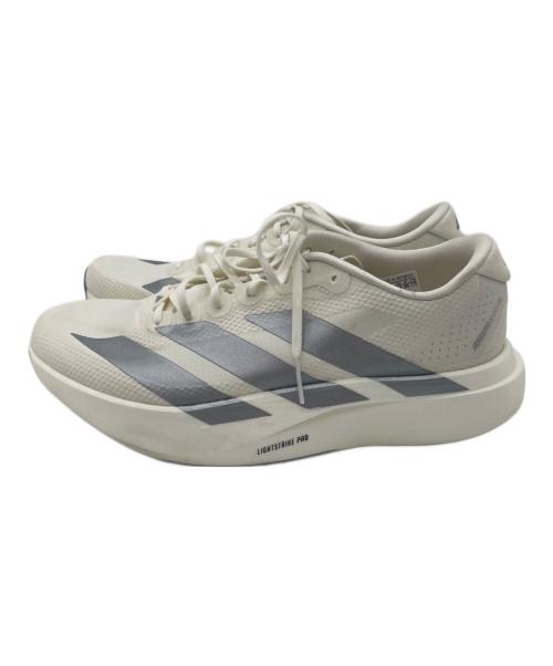 adidas（アディダス）adidas (アディダス) スニーカー ホワイト×グレー サイズ:28の古着・服飾アイテム