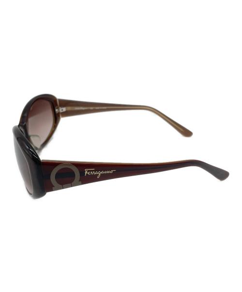 Salvatore Ferragamo（サルヴァトーレ フェラガモ）Salvatore Ferragamo (サルヴァトーレ フェラガモ) サングラス ブラウンの古着・服飾アイテム