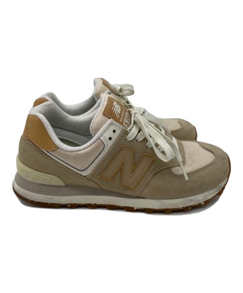 NEW BALANCE（ニューバランス）NEW BALANCE (ニューバランス) スニーカー ベージュ サイズ:24の古着・服飾アイテム