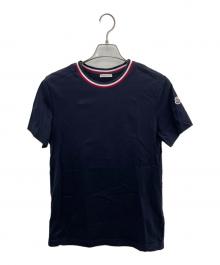 MONCLER（モンクレール）の古着「Tシャツ」｜ネイビー×レッド