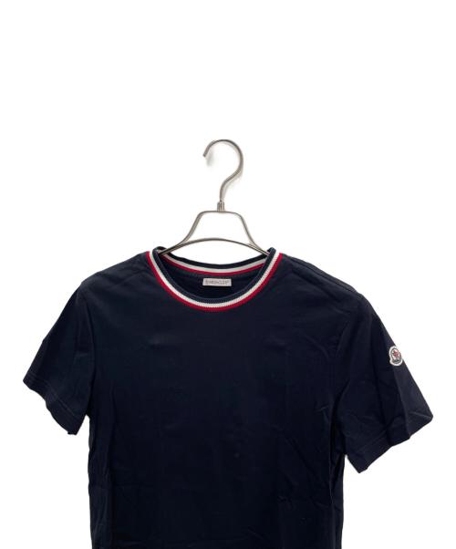MONCLER（モンクレール）MONCLER (モンクレール) Tシャツ ネイビー×レッド サイズ:Sの古着・服飾アイテム