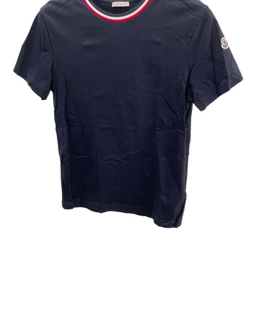 MONCLER（モンクレール）MONCLER (モンクレール) Tシャツ ネイビー×レッド サイズ:Sの古着・服飾アイテム