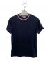MONCLER（モンクレール）の古着「Tシャツ」｜ネイビー×レッド