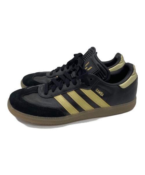 adidas（アディダス）adidas (アディダス) スニーカー ブラック×ゴールド サイズ:25.5の古着・服飾アイテム
