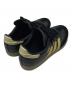 adidas (アディダス) スニーカー ブラック×ゴールド サイズ:25.5：7000円