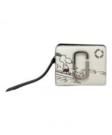 MARC JACOBS×PEANUTS（マークジェイコブス×ピーナッツ）の古着「2つ折り財布」｜ホワイト×ブラック
