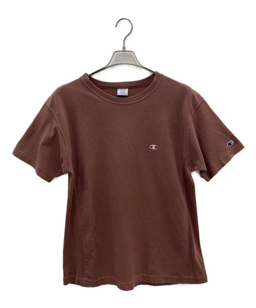 Champion REVERSE WEAVE（チャンピオン リバース ウィーブ）Champion REVERSE WEAVE (チャンピオン リバース ウィーブ) 半袖カットソー ブラウン サイズ:Mの古着・服飾アイテム