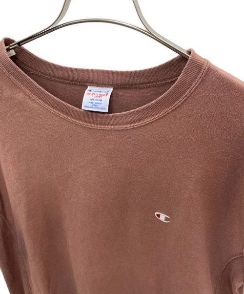 Champion REVERSE WEAVE（チャンピオン リバース ウィーブ）Champion REVERSE WEAVE (チャンピオン リバース ウィーブ) 半袖カットソー ブラウン サイズ:Mの古着・服飾アイテム