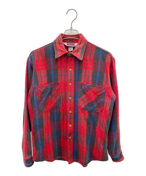 big mac（ビッグマック）big mac (ビッグマック) 長袖シャツ レッド サイズ:Mの古着・服飾アイテム