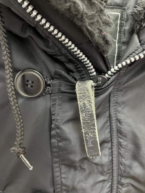 ALPHA（アルファ）ALPHA (アルファ) N-3Bフライトジャケット ブラック サイズ:Lの古着・服飾アイテム