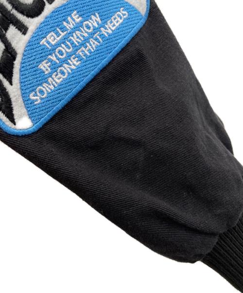 Black air（ブラック エアー）Black air (ブラック エアー) レーシングジャケット ブラック×ホワイト×レッド サイズ:Lの古着・服飾アイテム