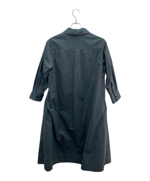 MARGARET HOWELL（マーガレットハウエル）MARGARET HOWELL (マーガレットハウエル) 長袖ワンピース グリーン サイズ:2の古着・服飾アイテム