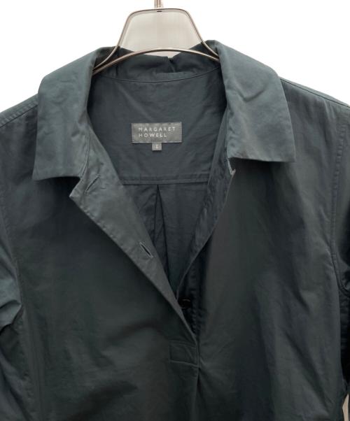MARGARET HOWELL（マーガレットハウエル）MARGARET HOWELL (マーガレットハウエル) 長袖ワンピース グリーン サイズ:2の古着・服飾アイテム
