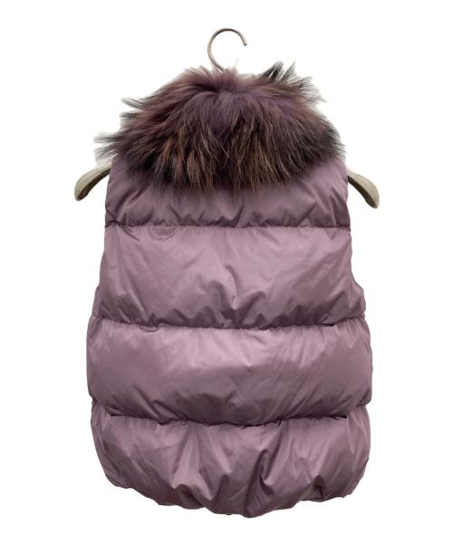 MONCLER（モンクレール）MONCLER (モンクレール) ダウンベスト パープル サイズ:１の古着・服飾アイテム