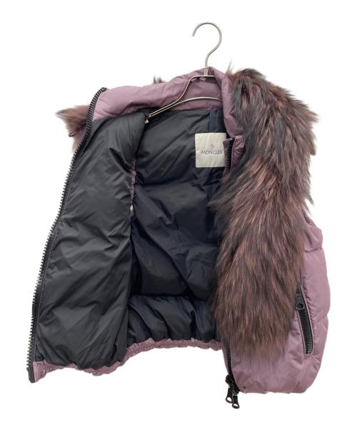 MONCLER（モンクレール）MONCLER (モンクレール) ダウンベスト パープル サイズ:１の古着・服飾アイテム