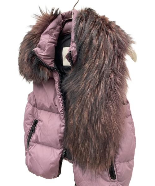 MONCLER（モンクレール）MONCLER (モンクレール) ダウンベスト パープル サイズ:１の古着・服飾アイテム