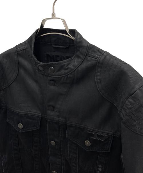 DIESEL（ディーゼル）DIESEL (ディーゼル) デニムジャケット ブラック サイズ:Mの古着・服飾アイテム