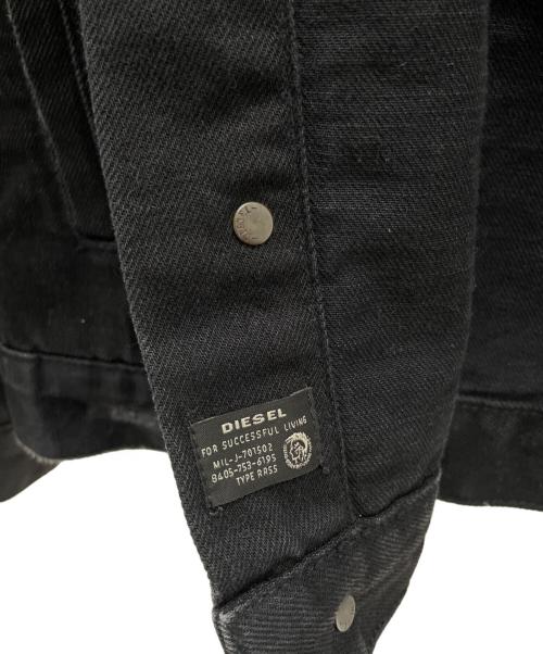 DIESEL（ディーゼル）DIESEL (ディーゼル) デニムジャケット ブラック サイズ:Mの古着・服飾アイテム